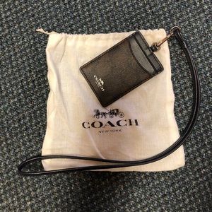 Coach Leather Lanyard